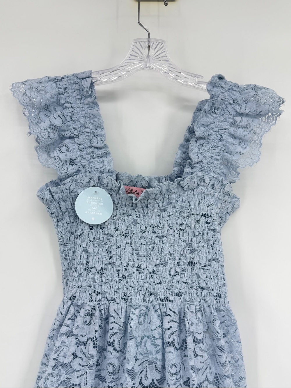 Hill House NWT The Collector's Edition Lace Ellie Nap Dress Blue Lace Size M - Picture 2 of 10